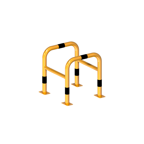 Anti-nudge hoop for posts | width: 800 mmdepth: 800 mmheight: 800 mm | to be fixed by plugs